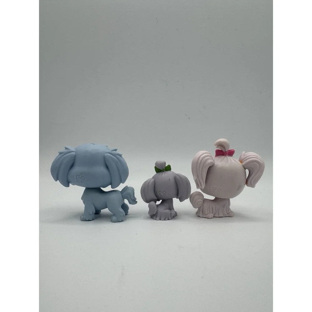 Littlest Pet Shop Duchess #1-110, Gruff #1-111, & Missy Malteaser #1-112 Maltese